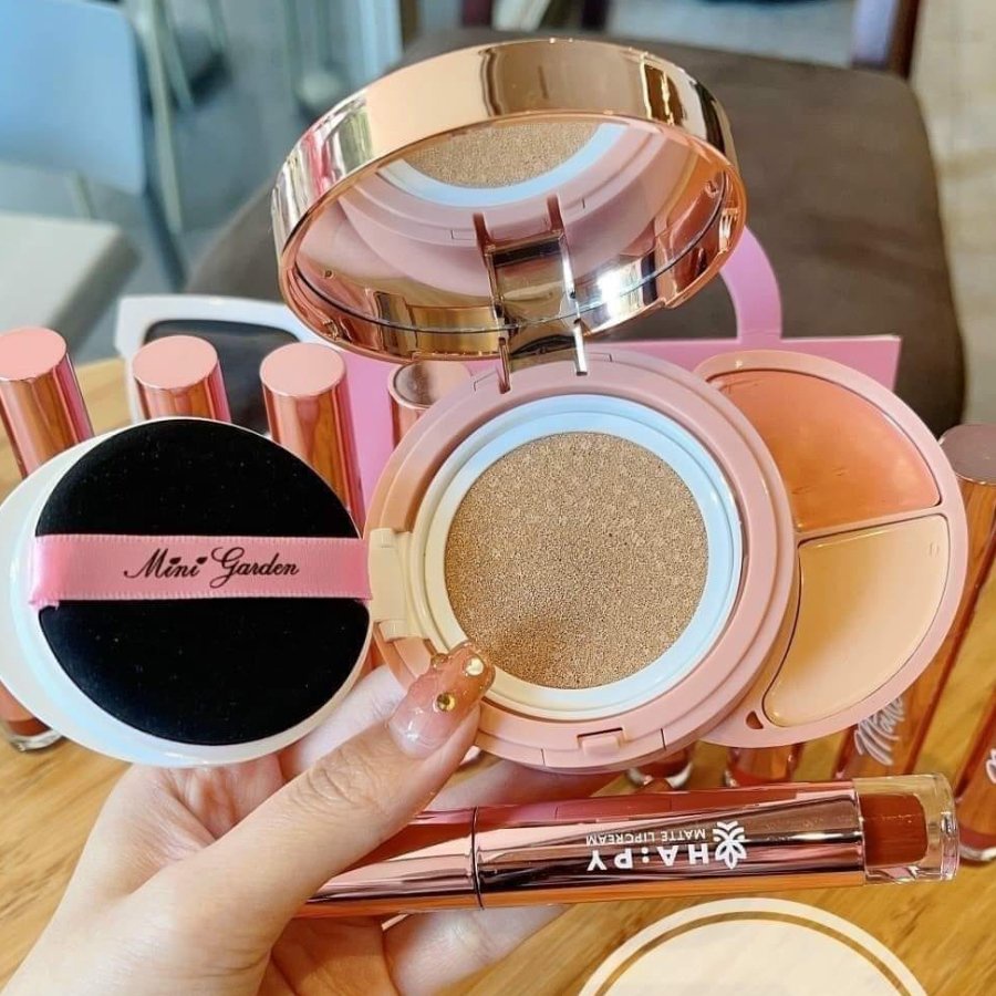 MINI GARDEN 3 IN 1 CC CUSHION - Phấn Nước Mini Garden 3 Trong 1 SPF 40+ PA+++