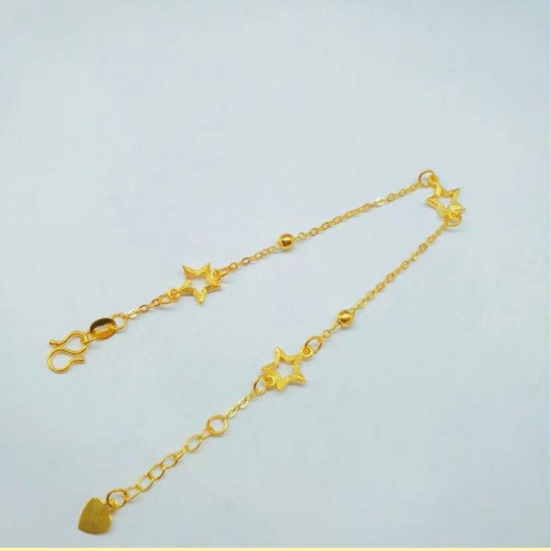 Vòng Tay Chuỗi Hạt Hình Ngôi Sao Tự Xỏ