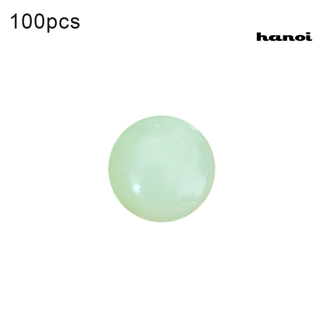 Set 100 Hạt Chuỗi Dạ Quang Dùng Làm Đồ Trang Sức Thủ Công Tiện Dụng