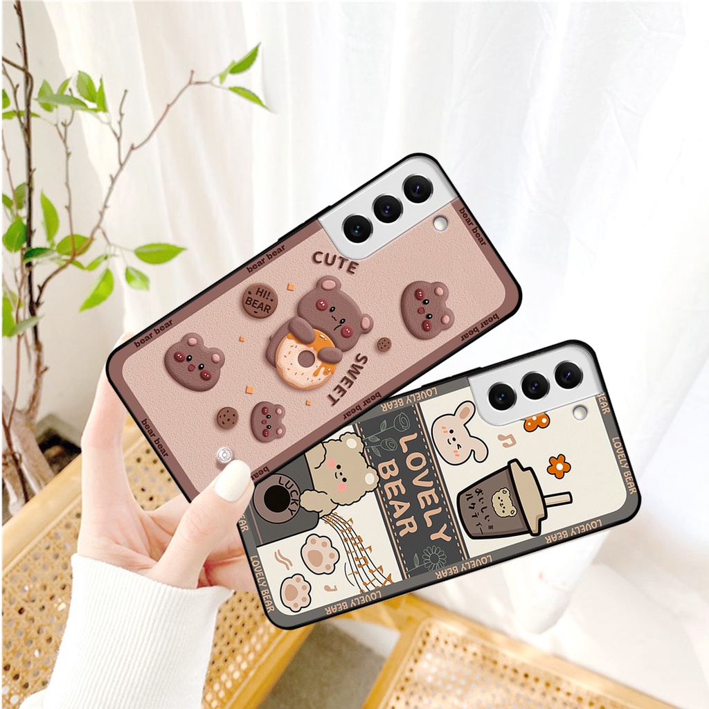Ốp lưng Samsung S22 - S22 PLus - S22 Ultra - S22+ in hình gấu bear dễ thương, bền đẹp