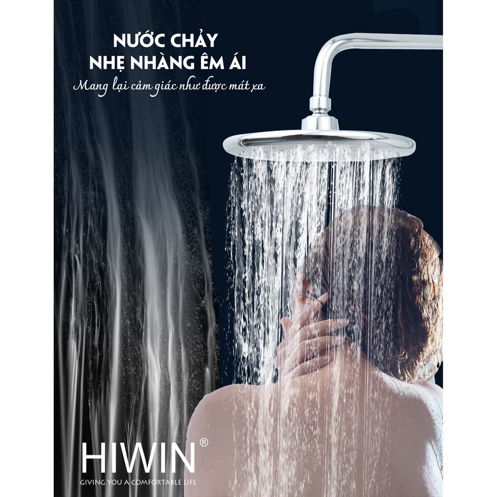 Sen vòi đồng mạ crom mặt gương sáng bóng cao cấp Hiwin KF-105