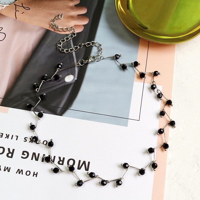 Dây chuyền đính hạt ngọc trai phong cách Hàn Quốc thời trang | BigBuy360 - bigbuy360.vn