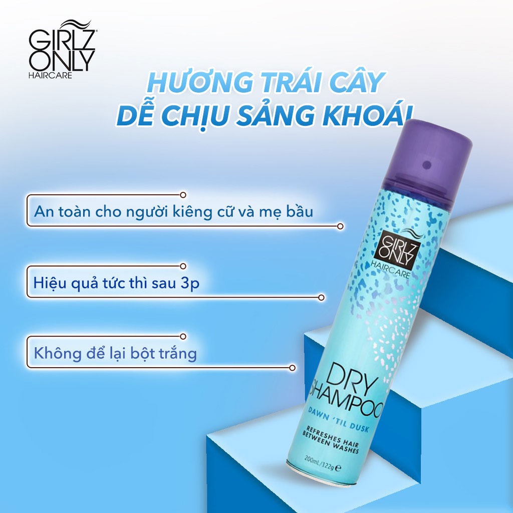 Dầu Gội Khô GIRLZ ONLY 200ml