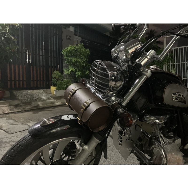Túi trống treo xe motor classic -