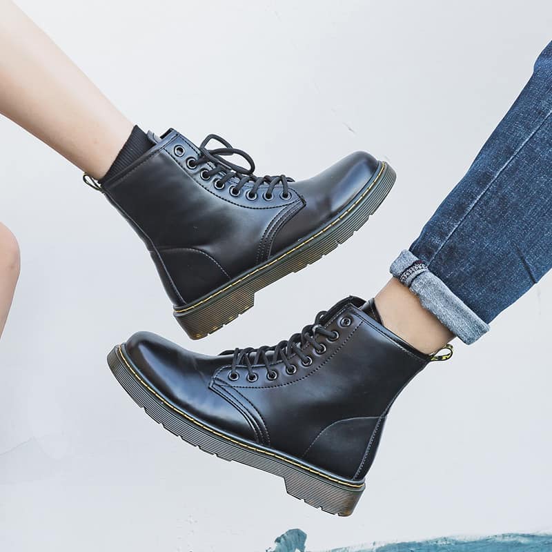 Bốt Nam Nữ Đen Cao Cấp