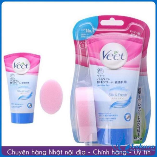 [ HÀNG AUTH] Kem Tẩy Lông Veet 150g Hàng Nhật Nội Địa | Tẩy Lông Veet Hàng Nội Địa Nhật