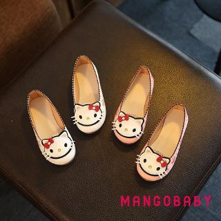 Giày Búp Bê Hình Hello Kitty Xinh Xắn Cho Bé Gái