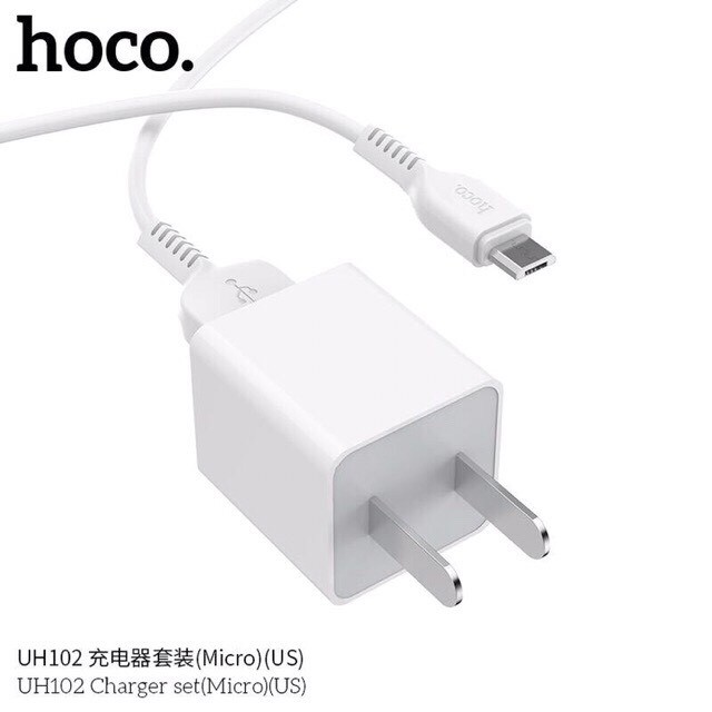 Bộ Củ Cáp Sạc UH102 Micro ,dùng cho SAMSUNG,OPPO,HUAWEI