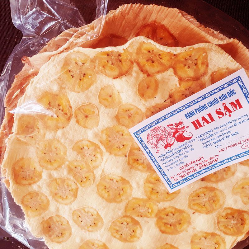 Bánh tráng chuối loại ngon 10 bánh chưa nướng