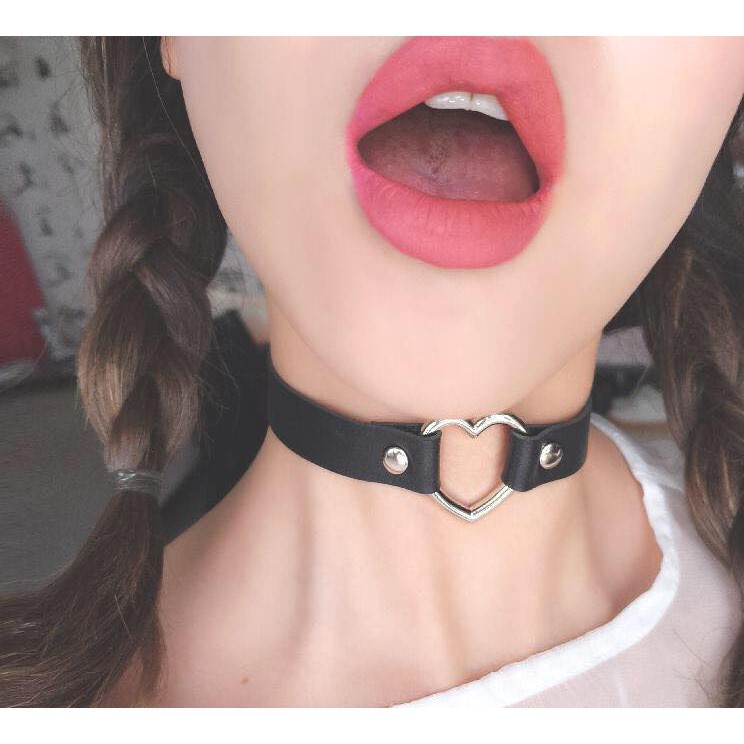 bộ 10 khoen / mặt dây chuyền kim loại hình trái tim phụ kiện làm choker, thắt lưng, túi ví, bông tai màu vàng và bạc