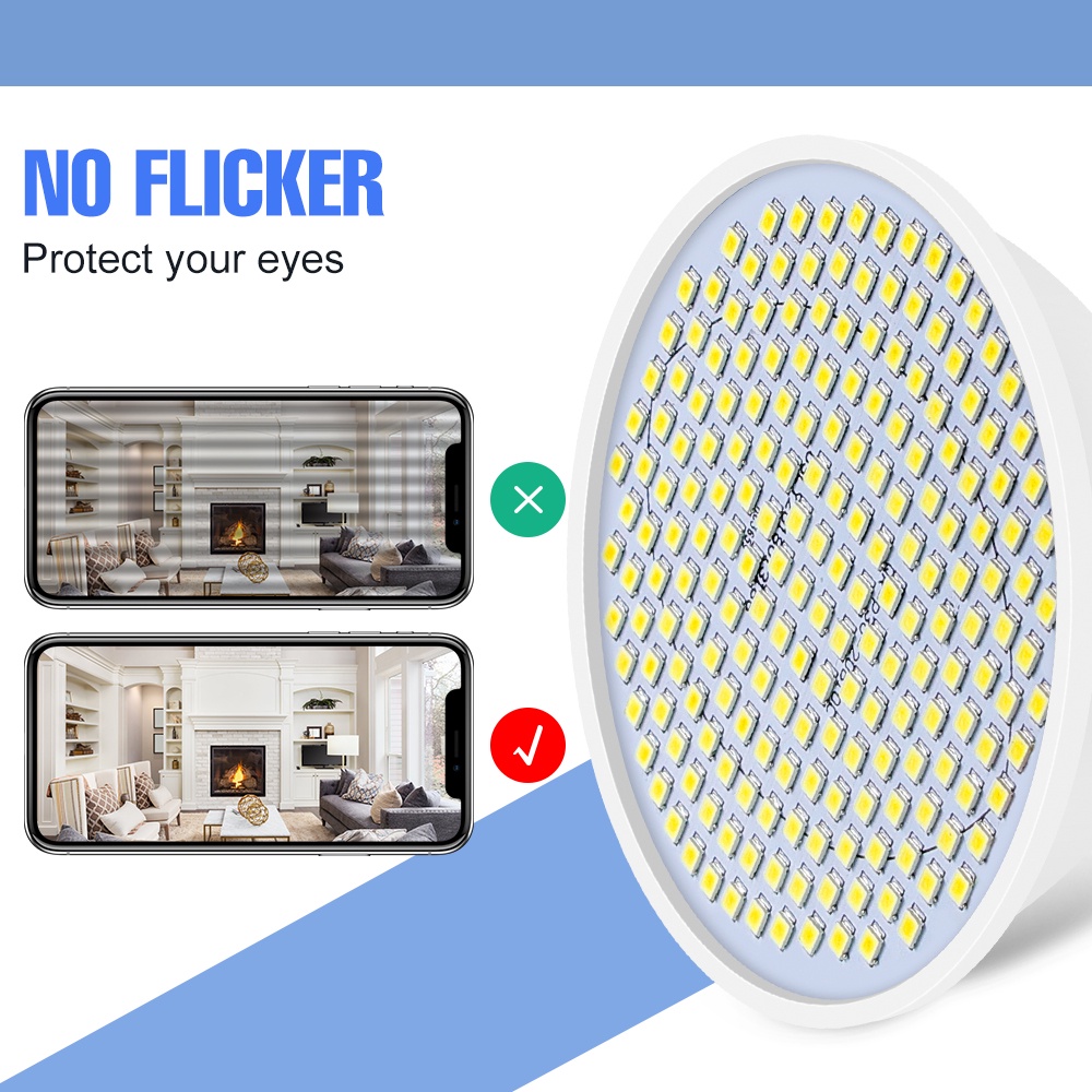Bóng Đèn LED 80W E27 110V 220V 50W 15W 20W 30W Tiết Kiệm Năng Lượng Trang Trí Giáng Sinh
