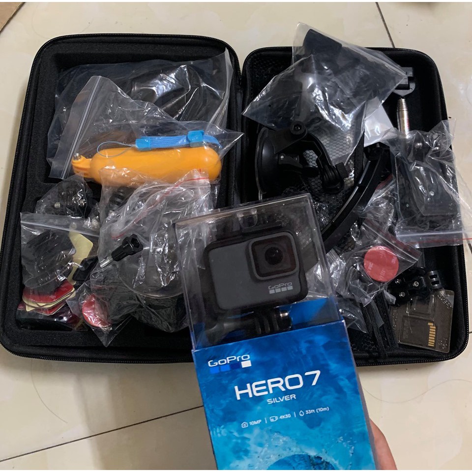 Gopro Hero 7 Silver 99% + Thẻ Nhớ 32gb + Bảo Hành Còn 11 Tháng | BigBuy360 - bigbuy360.vn