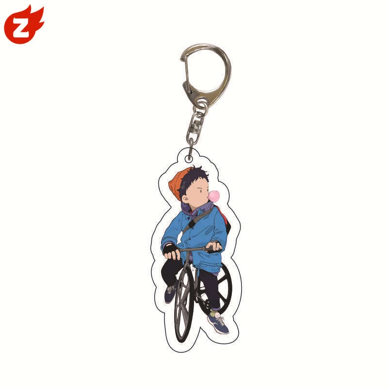 1 Móc Khóa Acrylic Hình Cá Chuối Dễ Thương