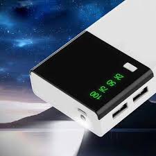 Sạc dự phòng 30000 mAh 2 cổng USB Sạc nhanh,màu trắng nhỏ gọn tiện lợi Tích Hợp Sạc Nhanh Fast Charge