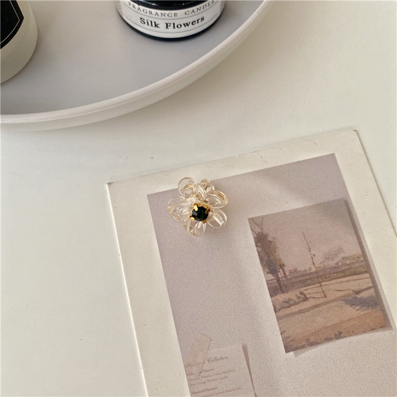 Kẹp Tóc Hình Hoa Đính Ngọc Trai Dễ Thương Cho Nữ