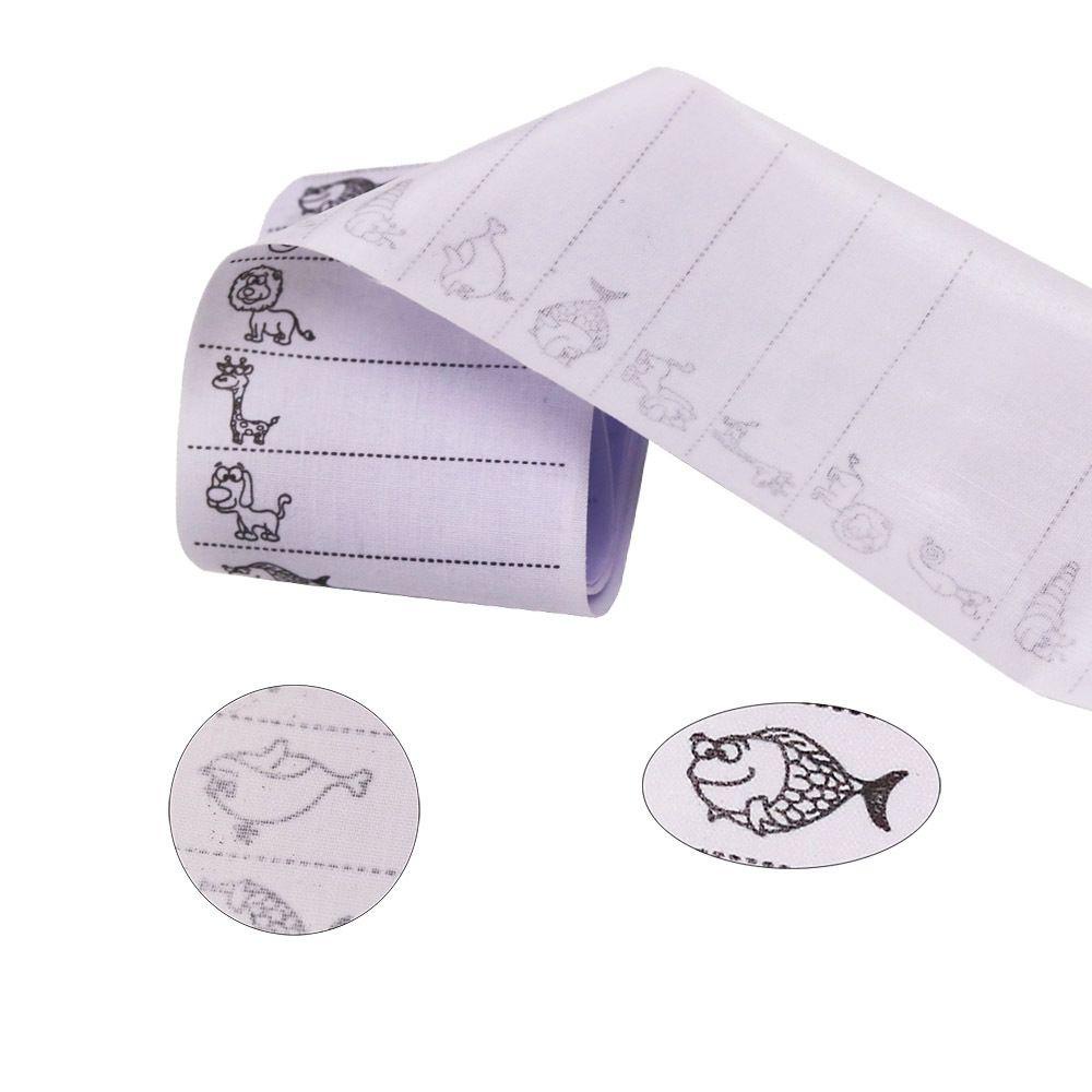 Set 100 Nhãn Dán Ghi Tên Trẻ Em Bằng Sắt DIY
