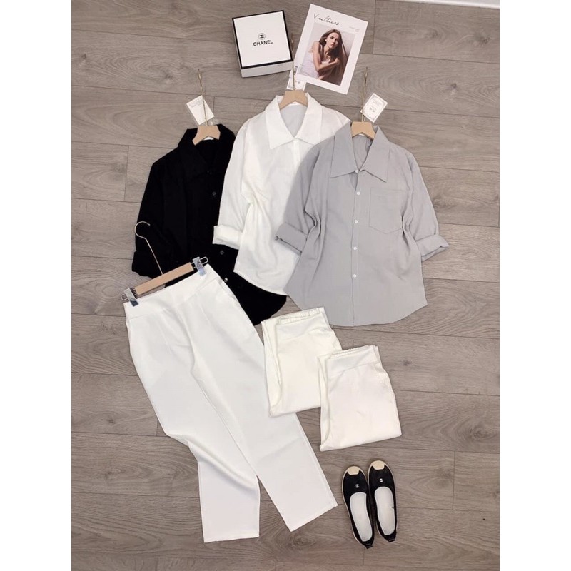 Set đũi quần voan dày đẹp mặc bao sang chảnh | BigBuy360 - bigbuy360.vn