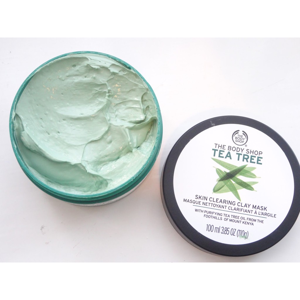 [Full 100ml] Mặt nạ tràm trà The Body Shop TEA TREE SKIN CLEARING CLAY MASK