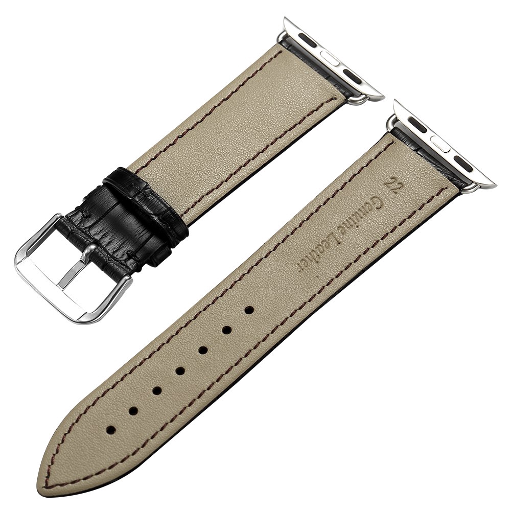 【Apple Watch Strap】Dây đeo bằng da bò thật cho đồng hồ thông minh Apple Watch 38mm 42mm 40mm 44mm Series 1 2 3 4 5 6 se