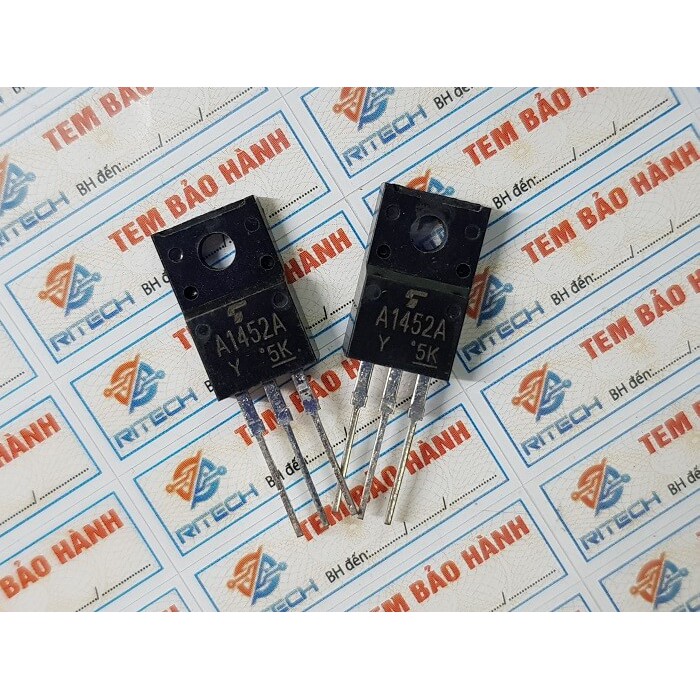 [Combo 5 chiếc] A1452, A1452A, 2SA1452A Transistor PNP 2A-80V TO-220F