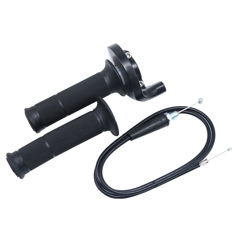 ZSDTRP 1 Pair 22mm Throttle Grip Twist Throttle Hand Grip with Twist Cable Handle Throttle Clamp For Motorized Bicycle Push Bike