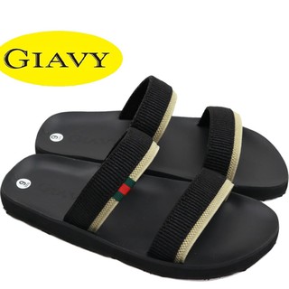 DÉP GIAVY QUAI NGANG NỮ- K346 Đen