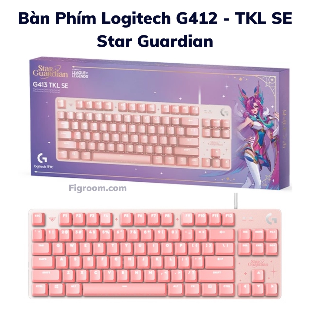 Bàn Phím Logitech G412 x LoL Star Guardian