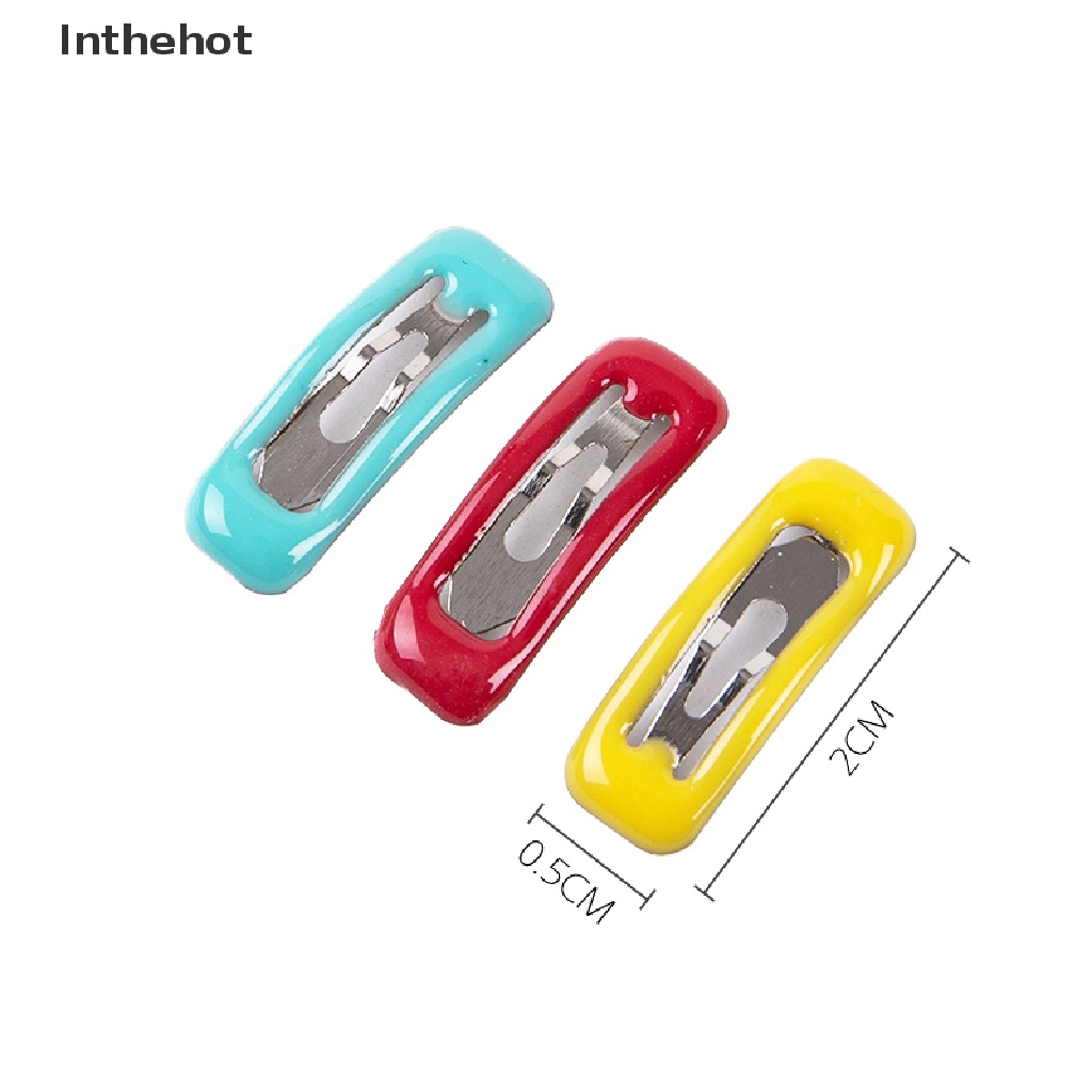 Bộ 10 Kẹp Tóc Nhỏ 2cm Cho Búp Bê Tỉ Lệ 1 / 6 1 / 12