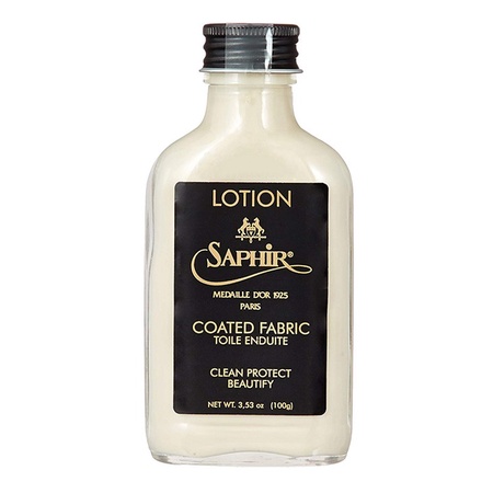 Saphir Lotion làm sạch và bảo vệ vải tráng cao cấp L.V, Guc.ci - Coated Fabric