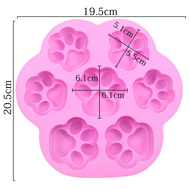 Dấu Chân Dễ Thương silicone