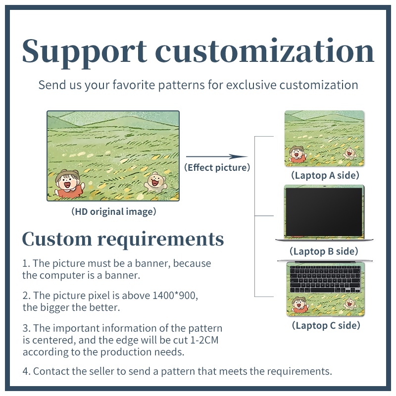 Miếng Dán Chống Trầy Xước Cho Laptop Dell Hp Asus Lenovo Acer MSI Surface Vaio Macbook