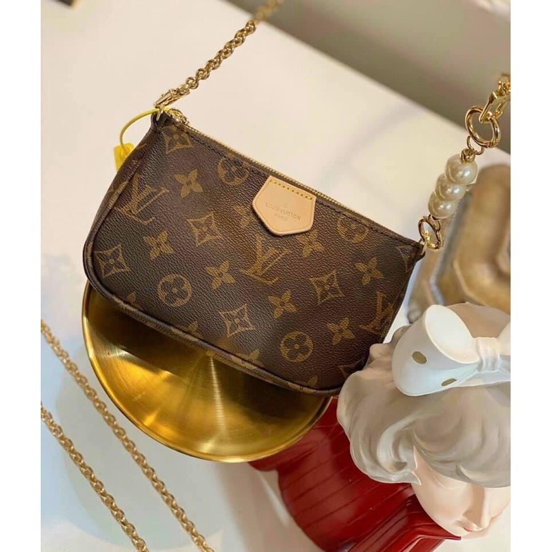 Túi Cắp Nách Dây Xích Mix Ngọc | BigBuy360 - bigbuy360.vn