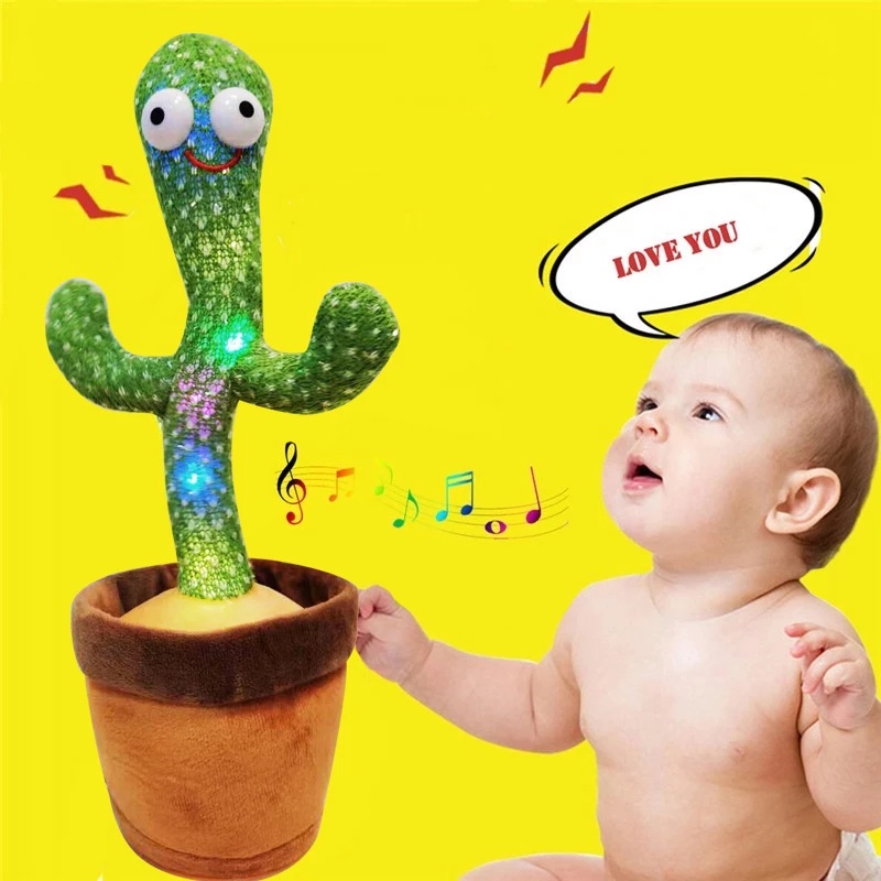 Thú Nhồi Bông Hình Cây Xương Rồng Có Thể Nói Chuyện Và Nói Chuyện