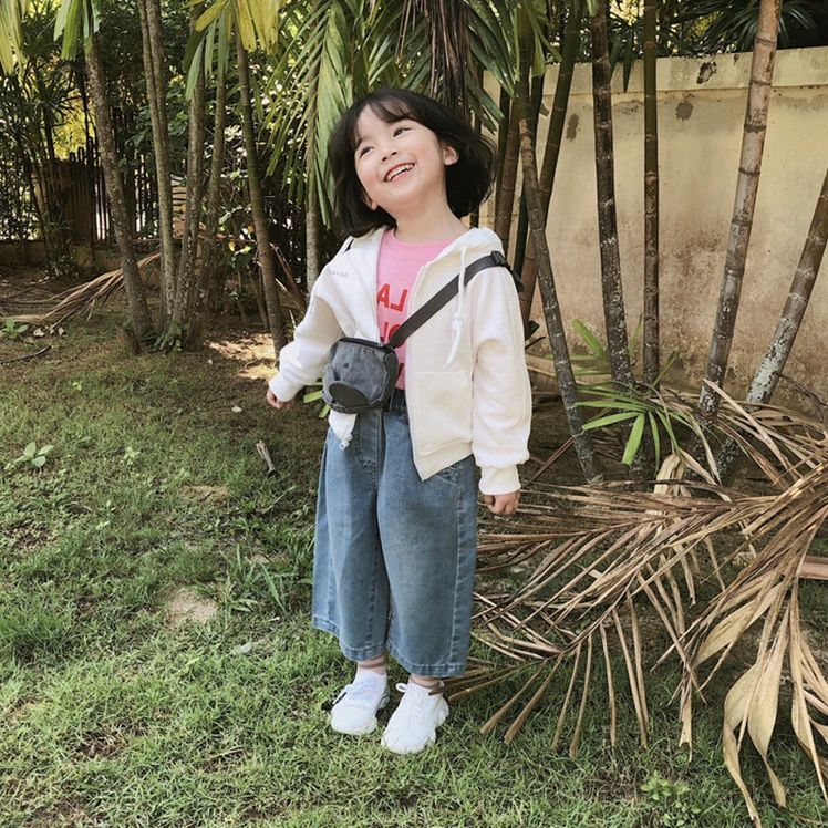 Áo khoác phong cách Hàn Quốc thời trang mùa thu dễ thương cho bé gái