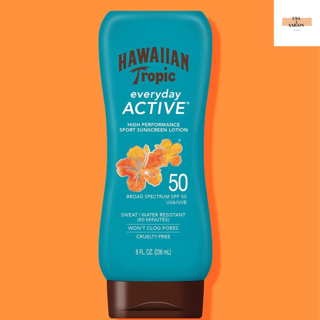 Xịt kem chống nắng Hawaiian Tropic Suncreen Lotion Spray Everyday Active SPF 30 50