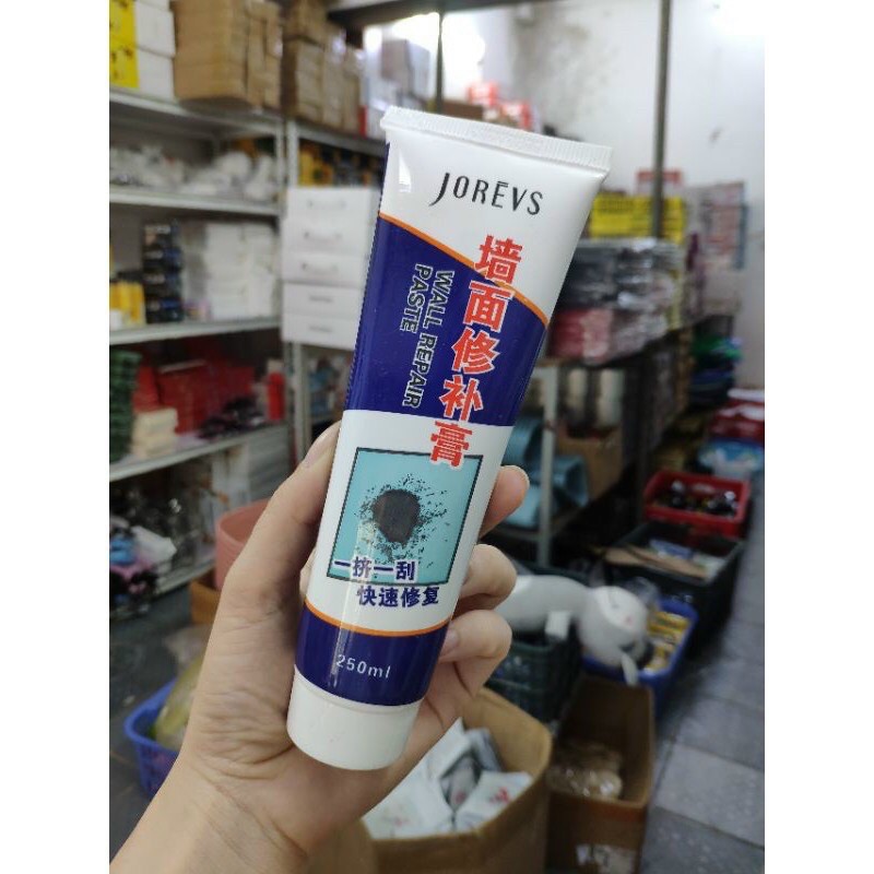 keo vá tường siêu tốc 250g màu trắng, Keo Vá Tường Chống Thấm Chống Ẩm Mốc - Trám Trét Vết Nứt Khe Hở Tường - Chống Mốc
