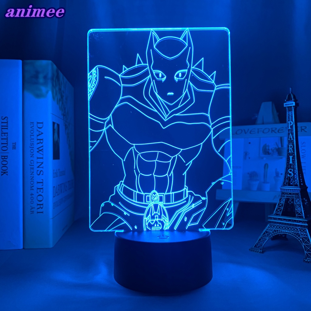 Đèn Led 3d Hình Nhân Vật Anime Jojo / Bizarre Adventure Kira Yoshikage Trang Trí Phòng Ngủ