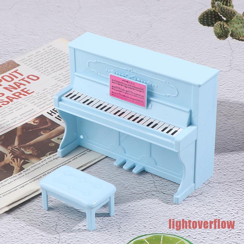 1 Mô Hình Đàn Piano Mini Tỉ Lệ 1: 12 Trang Trí Nhà Búp Bê