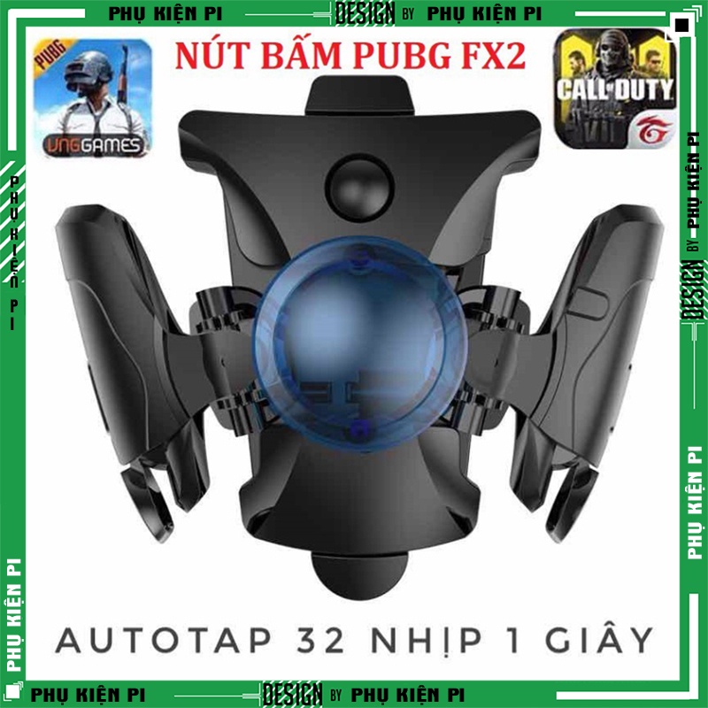 Nút bấm PUBG auto tap 32 nhịp 1 giây FX2 chơi game PUBG, Call of Duty, ROS, Free Fire