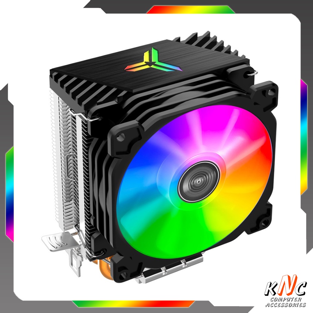 Quạt Tản Nhiệt CPU Jonsbo CR-1200 Led RGB Đảo Màu Tự Động Quạt 9cm 2 Ống Đồng - Hàng Fullbox