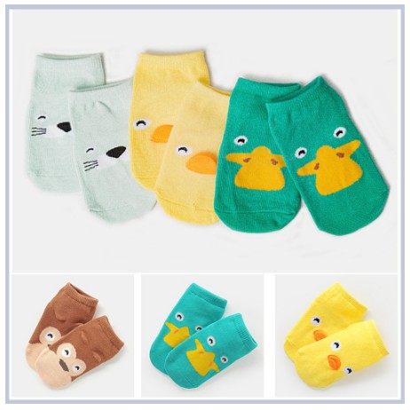 Combo 3 Đôi Tất Pony Kids Xuất Hàncho bé 1-3 Tuổi- Tất chống trượt