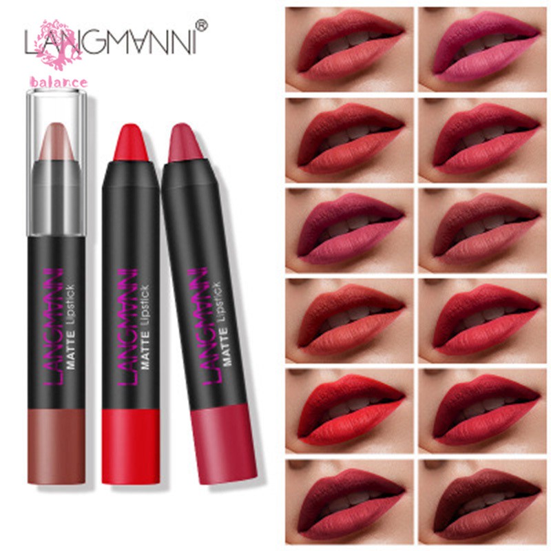 (hàng Mới Về) Son Lì Chống Nước Lâu Phai Mượt Như Nhung Dành Cho Nữ | BigBuy360 - bigbuy360.vn