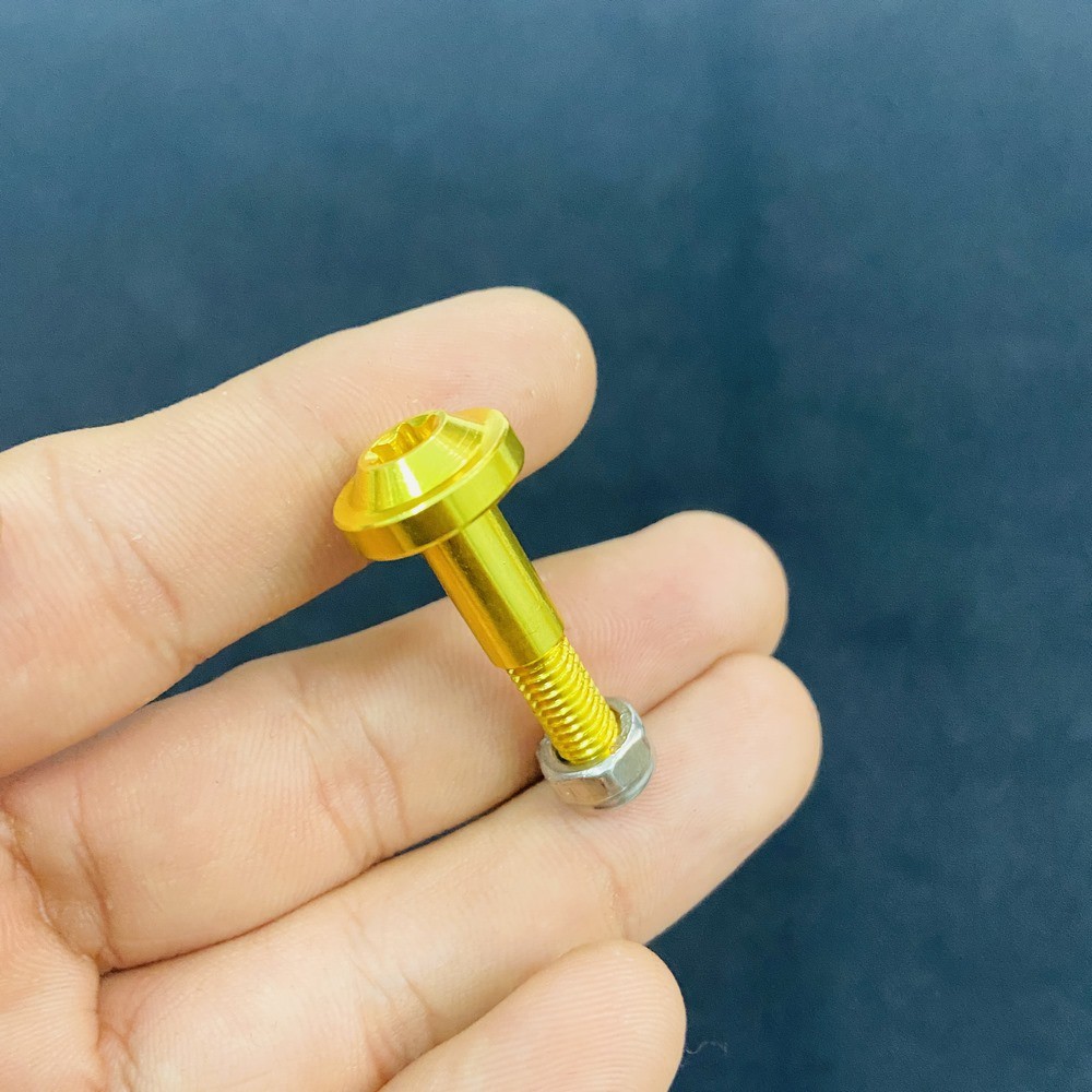 [ỐC KIỂU] ỐC KIỂU NHÔM CNC GẮN CỐT TAY THẮNG XE MÁY ĐỘ LÊN MÀU SẮC RỰC RỠ