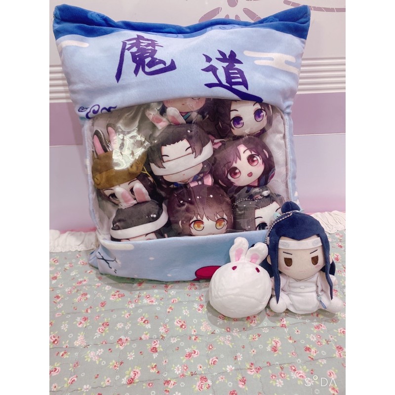 [Có sẵn]combo túi gối mochi ma đạo tổ sư + doll lam trạm +thỏ trắng (2nd)