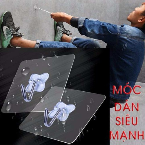 Móc dán tường chịu lực - Móc dán tường siêu chắc giá rẻ - Móc dán treo đồ chịu lực