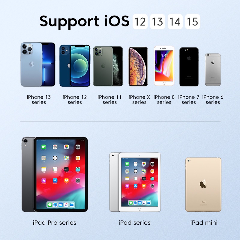 KUULAA Dây Cáp Sạc Nhanh MFI KL-X59 PD3.0 4.0 30W Cho Ipad Apple iPhone 14 Pro Max