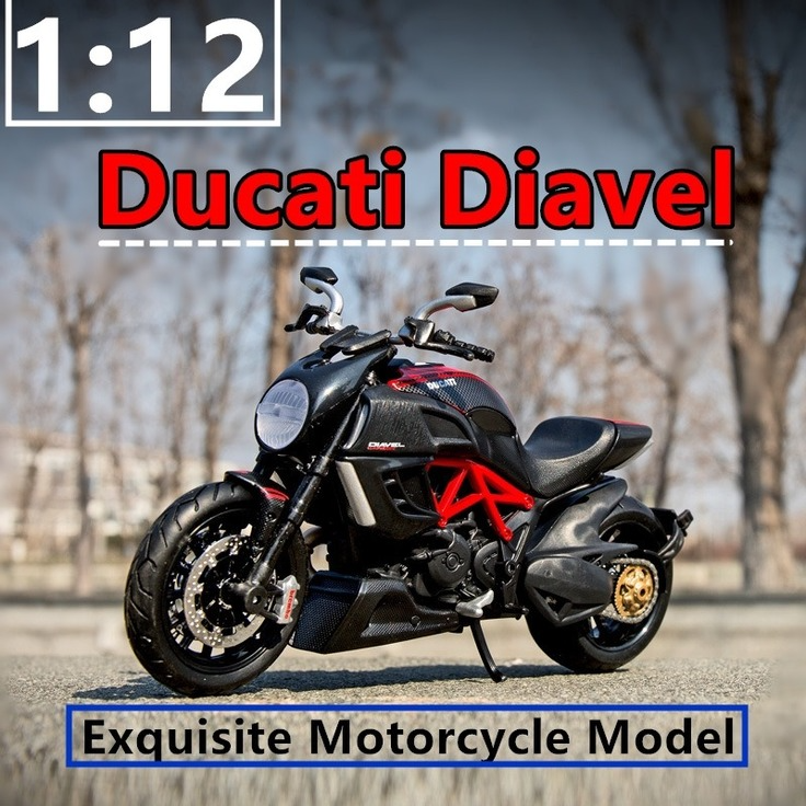 MÔ HÌNH XE MOTO Siêu xe Ducati Siêu xe Yamaha -  tỷ lệ 1:18 Đen đồ chơi trẻ em @STTEAM