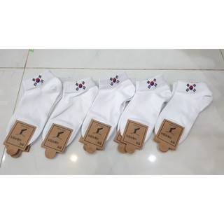 Combo 5 đôi tất-vớ lửa-lá cờ trắng