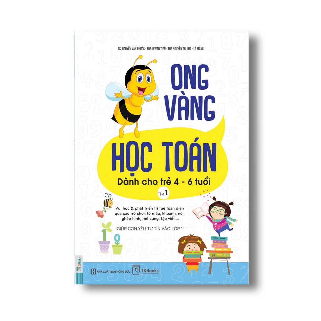 Sách - Ong Vàng Học Toán Dành Cho Trẻ 4-6 Tuổi Tập 1