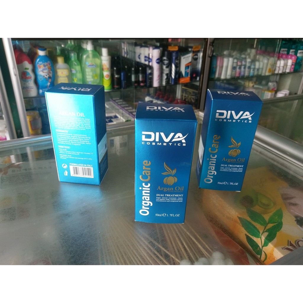 Tinh dầu dưỡng tóc DIVA Cosmetics Argan Oil 50ml